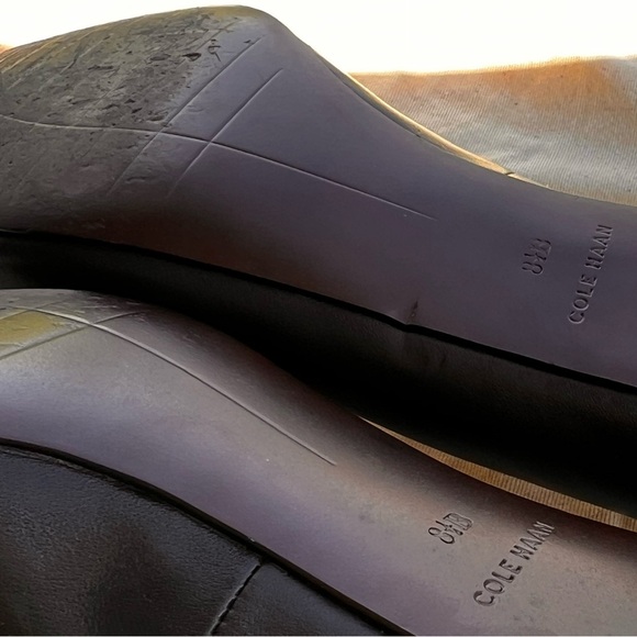 Cole Haan kitten heels 2” Classic Black Women's Pumps soft black leather - Picture 6 of 12